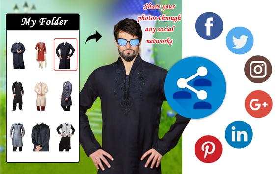 Winter Jacket Men Photo Editor screenshot 12