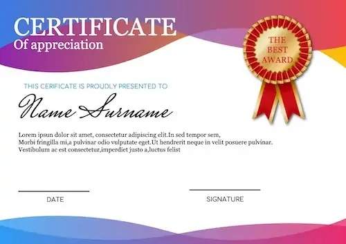 Certificate Maker 2021 screenshot 1