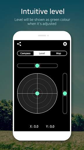 Compass 9: Smart Compass (Level / real-time map) 5 تصوير الشاشة