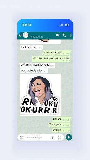 Free BOTIM HD Video & Voice Calls Stickers screenshot 3