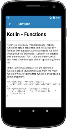 Learn Kotlin Offline screenshot 3