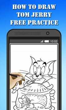 How To Draw Tom Jerry Free Practice screenshot 3