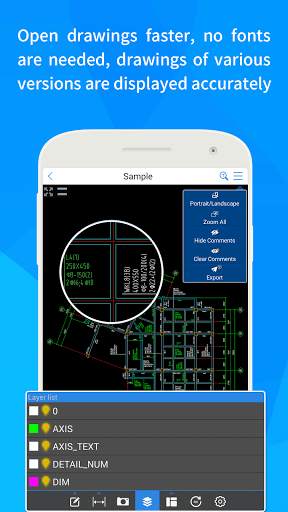 CAD Reader-Fast Dwg Viewer and Measurement Tool screenshot 1
