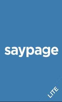 Saypage Lite screenshot 1