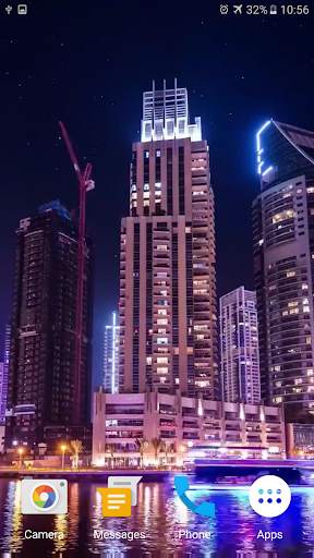 Night City Dubai Video LWP screenshot 2