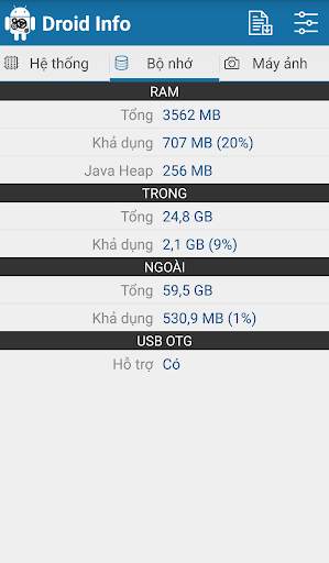Droid Hardware Info screenshot 4