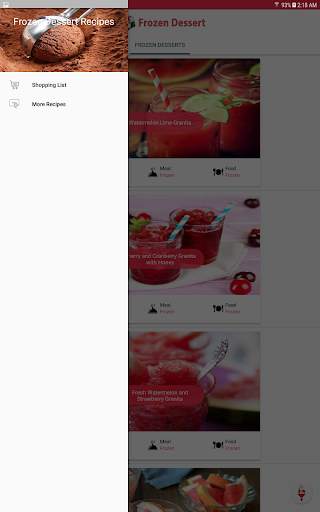 Dessert Recipes - Frozen Dessert Recipes screenshot 9