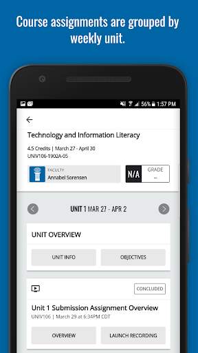 AIU Student Mobile скриншот 2