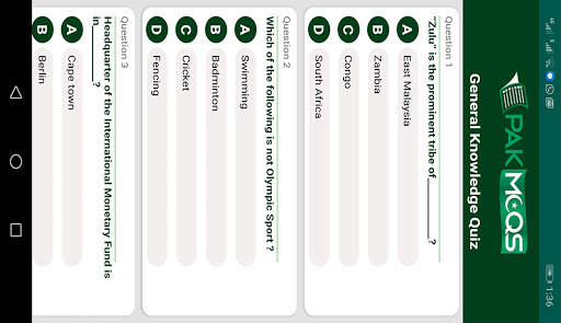 PakMcqs Quiz screenshot 10