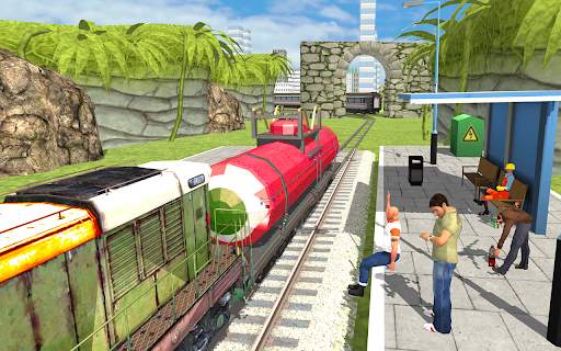 Train Simulator Free Euro Train Driving Games 2021 screenshot 3