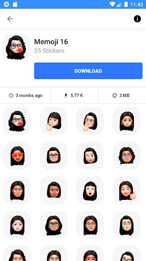 WASticker: Memoji Stickers screenshot 1