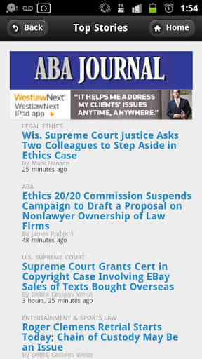 ABA Journal Mobile screenshot 4