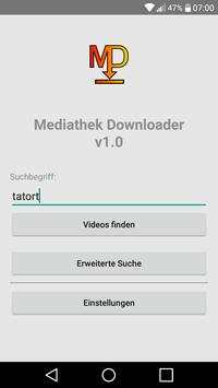 Mediathek Downloader screenshot 1