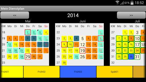 Mein Dienstplan screenshot 22