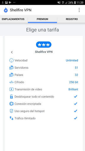 Shellfire VPN screenshot 4
