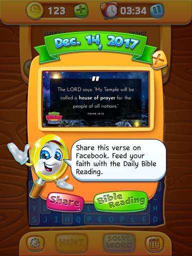Daily Bible Word Search screenshot 1