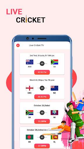 Live Cricket TV - Live Score screenshot 2