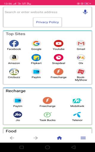 Panda Browser screenshot 2