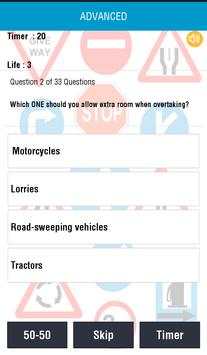 Driving School Quiz Test screenshot 1