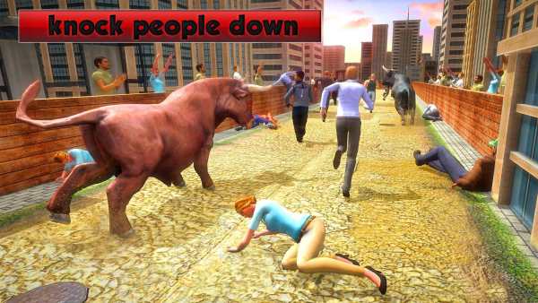 Angry Bull Simulator 2019: Bull Attack Games 3D screenshot 3