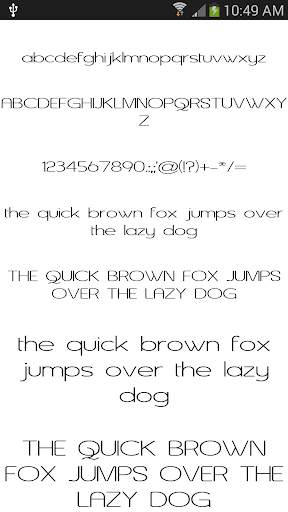 Clean Fontes FlipFont gratis screenshot 1