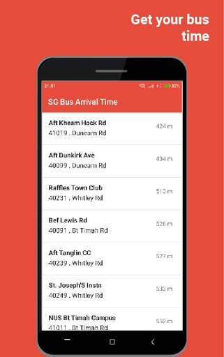 SG Bus Arrival Time : Singapore Bus Transport screenshot 3