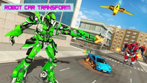 Robot Car Transform Fight Game 3D screenshot 1
