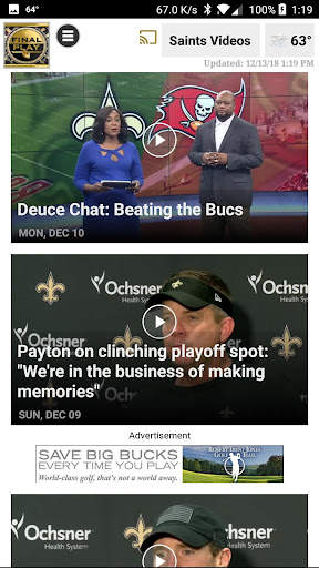 Final Play: Saints News screenshot 2
