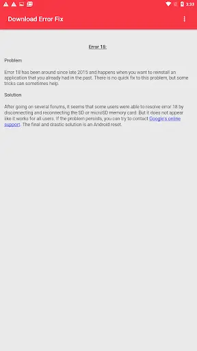 Play Store Download Error Code Fix screenshot 4