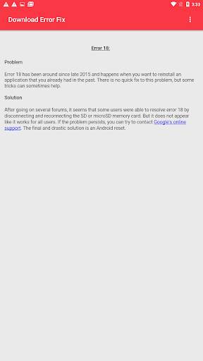 Play Store Download Error Code Fix screenshot 4