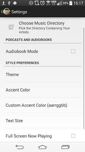 Pretty Good Music Player screenshot 1