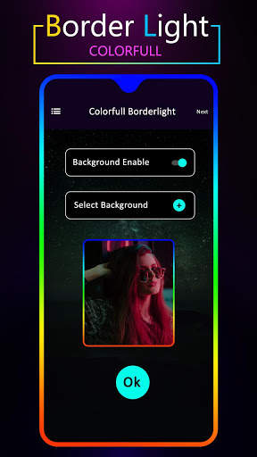 Colorful Border Light : Edge Video Live Wallpaper screenshot 4