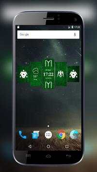 Homeland Digital Clock Widget 4 تصوير الشاشة