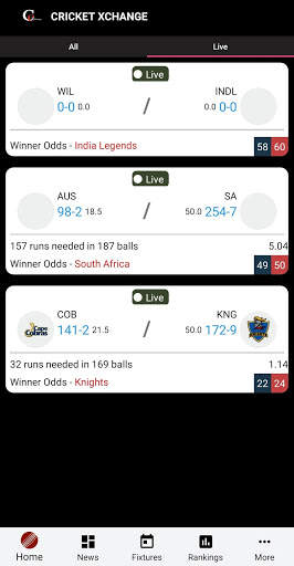 Cricket Xchange - Fast Live Line & Cricket Scores screenshot 2