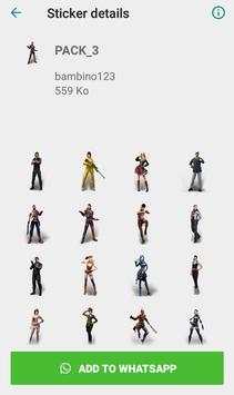 WAStickerApps- FreeFire 2020 Stickers For Whatsapp screenshot 3