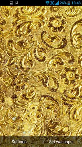 Gold Live Wallpaper screenshot 4