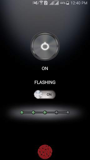 Lock Screen Flashlight screenshot 2