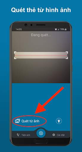 bbScan: Quét Card Điện Thoại Bằng Camera - nap the screenshot 1