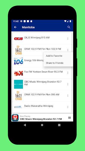 Radio Canada App   Radio Onlin screenshot 4