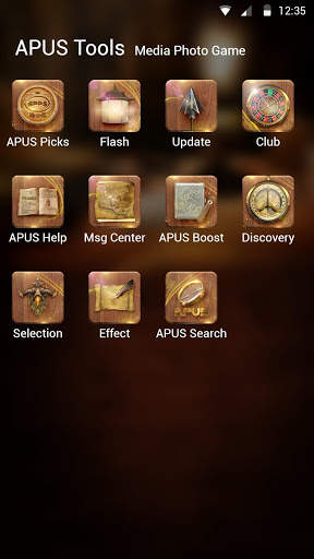 Western cowboy style launcher theme screenshot 3
