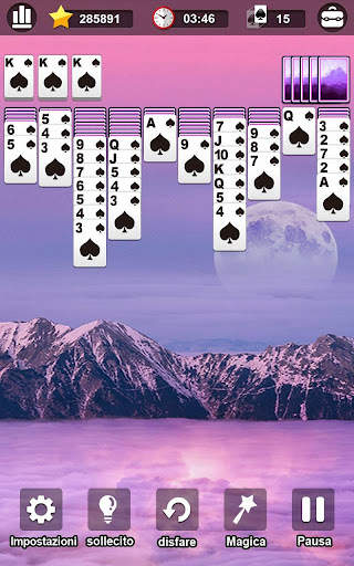 Solitario Spider screenshot 2