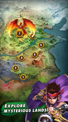 Three Kingdoms & Puzzles: Matc 4 تصوير الشاشة