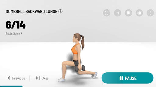 Dumbbell Workout at Home screenshot 8