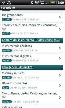 Foro de piano screenshot 2