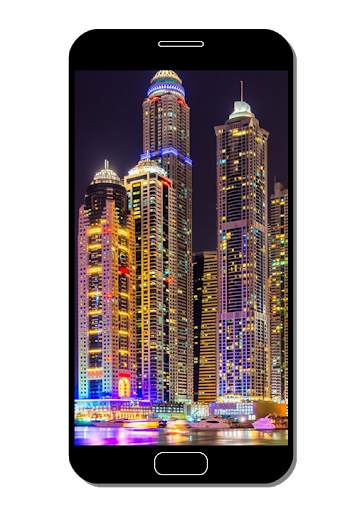 City Night Wallpaper HD screenshot 1