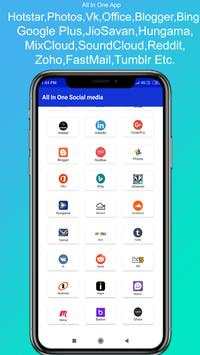 All In One Social Media & Social Networks screenshot 2