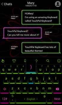TouchPal Neon Glow Keyboard screenshot 1