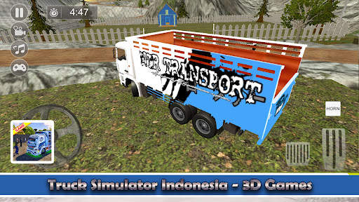 Truck Simulator Indonesia - 3D Games screenshot 5