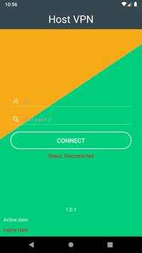 Host VPN screenshot 1