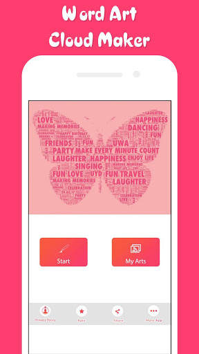 Word Art Cloud Maker : Word Collage Maker screenshot 7